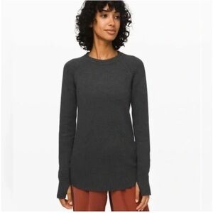 LULULEMON Still Lotus Sweater in Gray